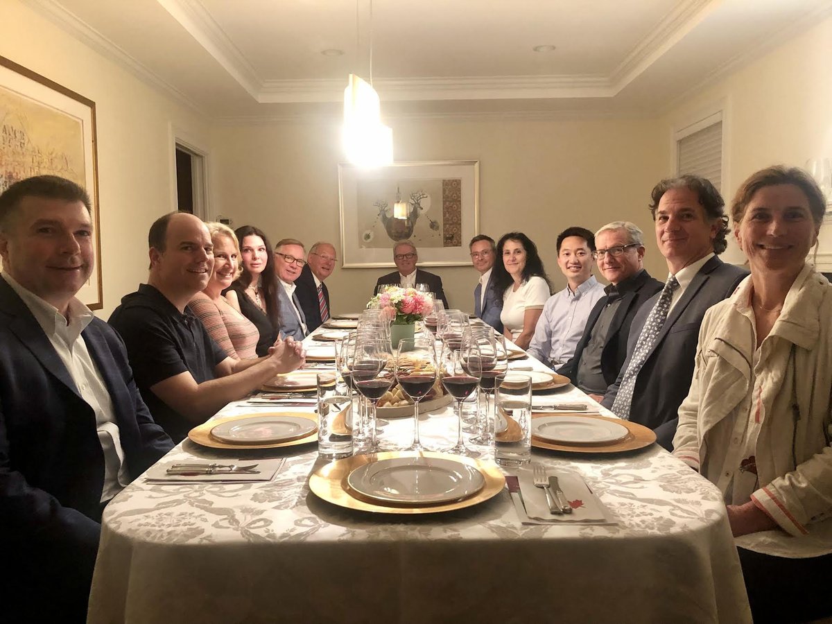 The_CENE's tweet photo. Some gatherings are extra special. That was certainly true this week as CENE Charter Members gathered at the home of our Consulate Generate to reconnect and discuss ways to advance Canadian innovation globally. https://t.co/5jPISZKeYN