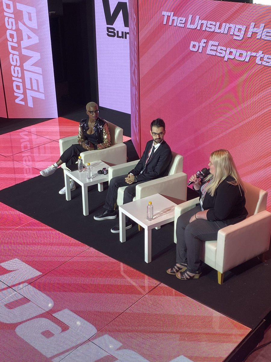 GETWIGI's tweet photo. Our CEO @JoanieKraut spoke at We Summit 2022 in Busan, South Korea, about the “Unsung Heroes of Esports” on an awesome panel! We’re thankful for the opportunity to speak at one of esports’ biggest events of the year ☺️

#IESF #WES22 https://t.co/svW6TIRyAu