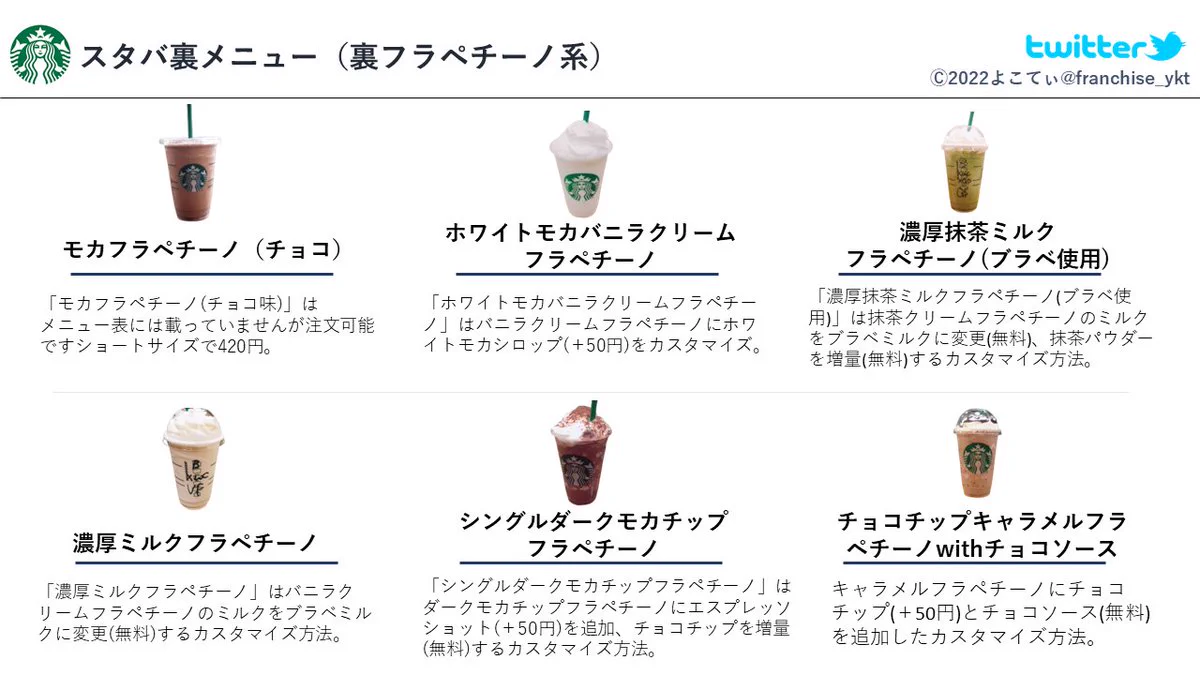 勉強や読書の秋にオススメ♪スタバの裏メニュー教えます！
