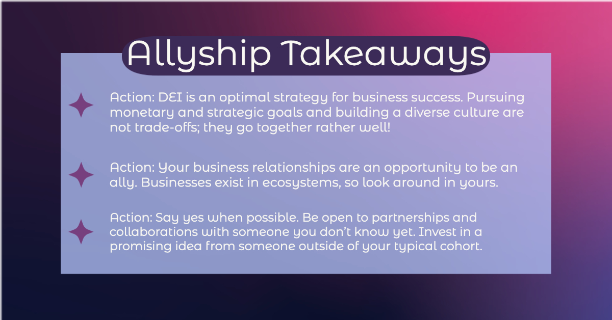 Turn what you’ve learned into action! Check out these three actions you can do now to help your organization benefit from #DEI initiatives! Listen and share! loom.ly/3PyAWNc