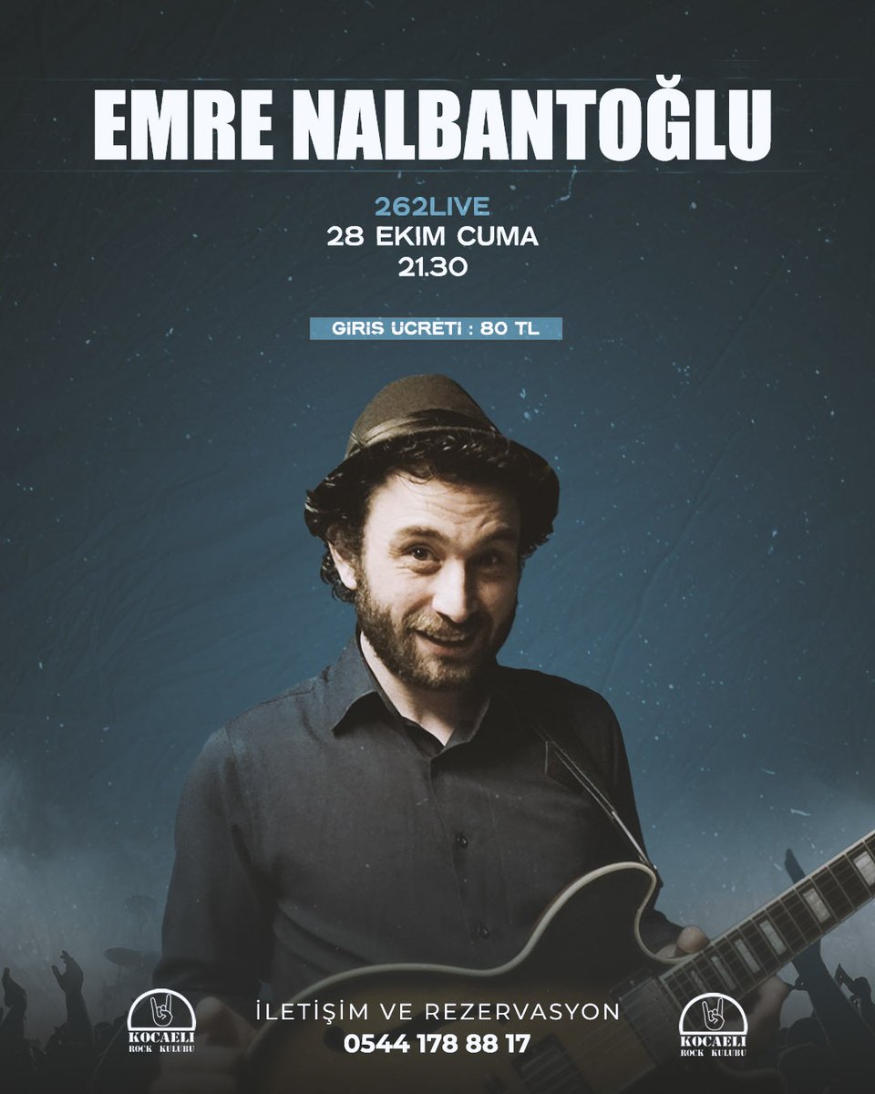 Emre Nalbantoğlu yeniden İzmit'te 🥰
Biletler yakında satışta