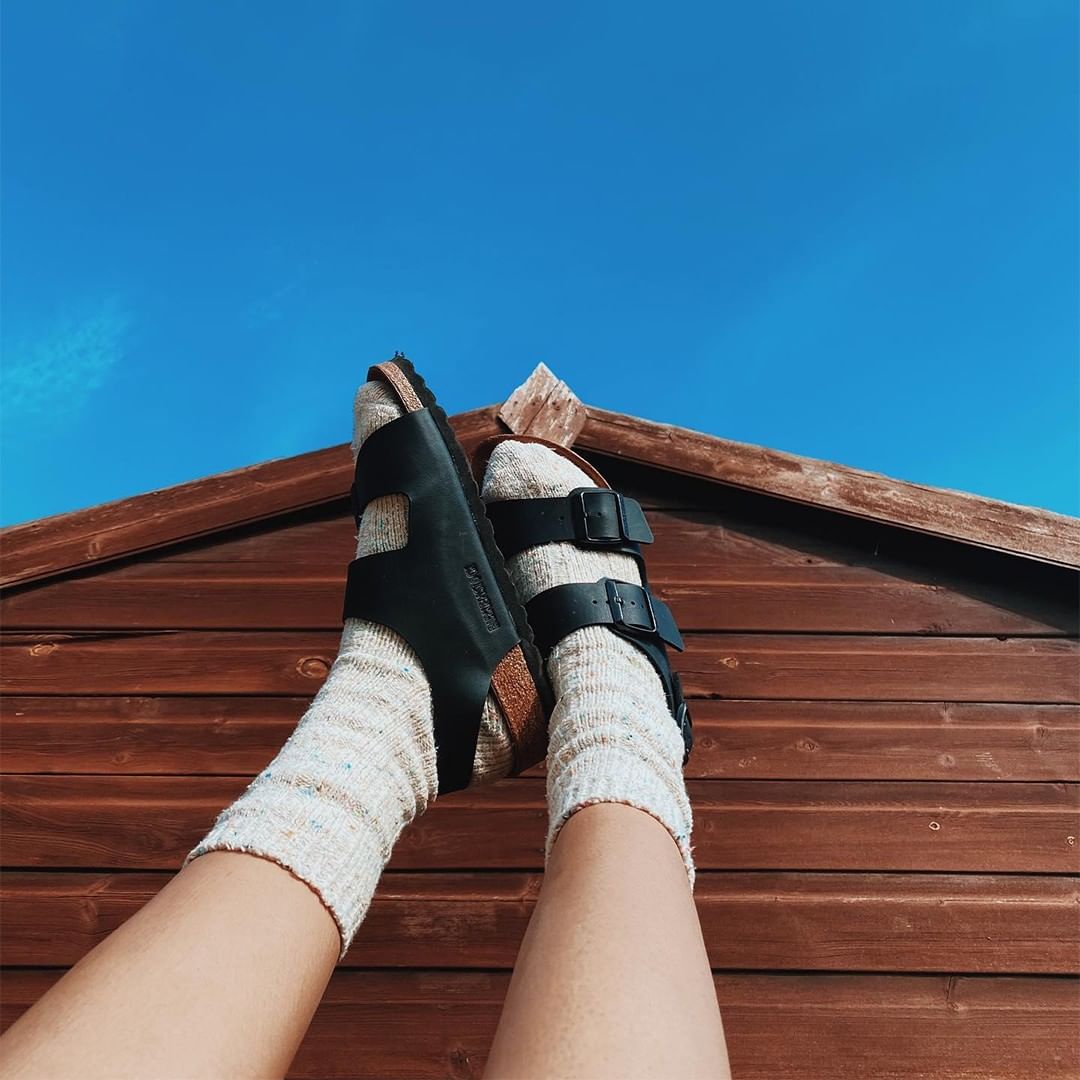 BIRKENSTOCKUSA's tweet photo. It's official: #SocksAndStocks are in. Consider sandal season extended.

Shop: https://t.co/MQZIkNzRWS https://t.co/4vPElmKq9Q