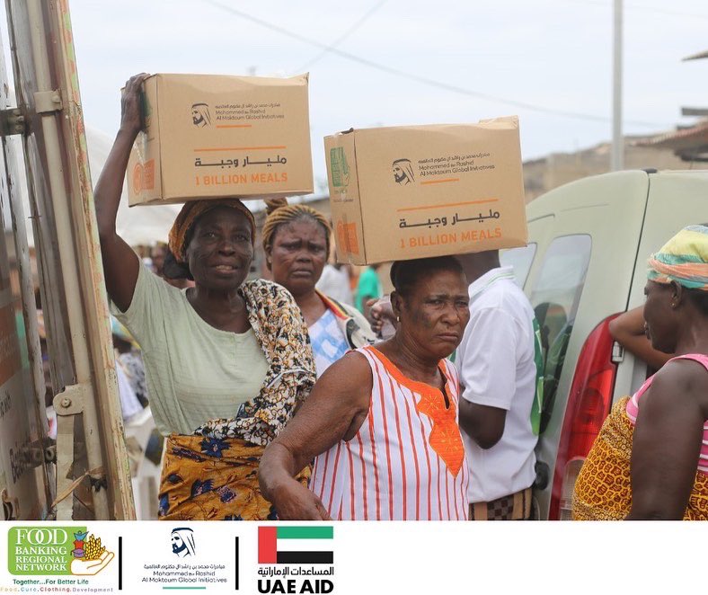 Foodbankingrn1's tweet photo. Distributions continue in Ghana within the One Billion Meals Initiative .
التوزيعات مستمرة في غانا ضمن حملة المليار وجبة #food #hunger #feeding #feedinghunger #onebillionmeals #ghana #africa #طعام #إطعام #جوع #غانا #افريقيا #FBRN @Food4AllGh https://t.co/3UE1bXVvPM
