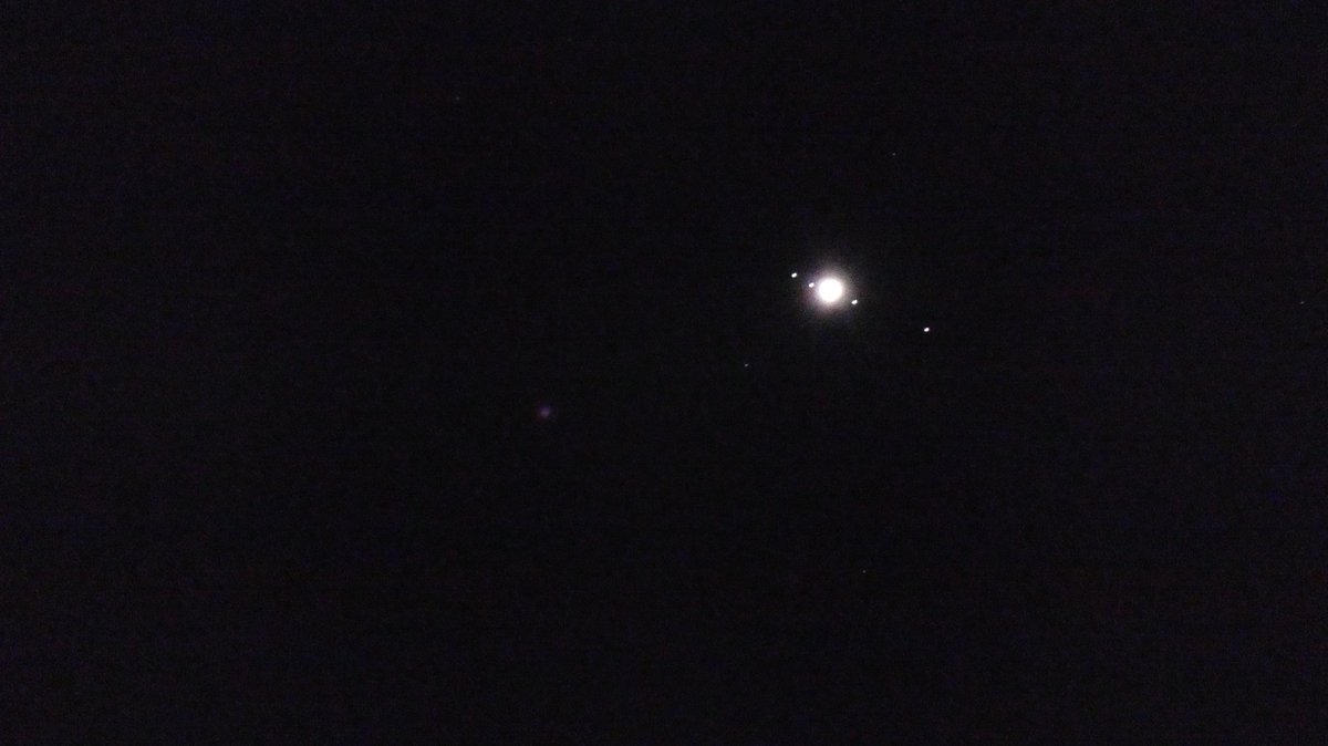 IamNotaWltch's tweet photo. Jupiter the other night ☺️🌌 https://t.co/2nDDZLuCjT