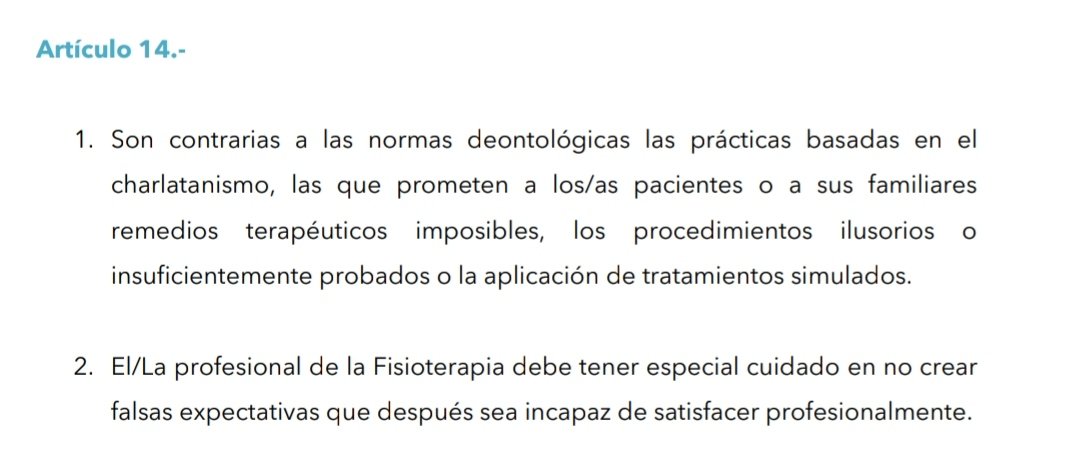 Solana_Hide's tweet photo. Código deontológico. Para no compartir siempre el mismo trozo. https://t.co/MbmhAxHgD7