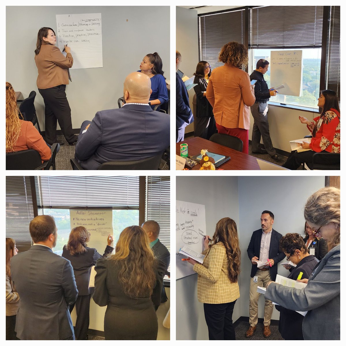 ChiefMRamirez's tweet photo. School Leadership Executive Directors engaged in simplifying and clarifying our FOCUS on curriculum, instruction, and literacy! #LeadwithFocus @dallasschools @roshonda_brown @THuittDISD @joleehealey https://t.co/iO8UWA4HUW