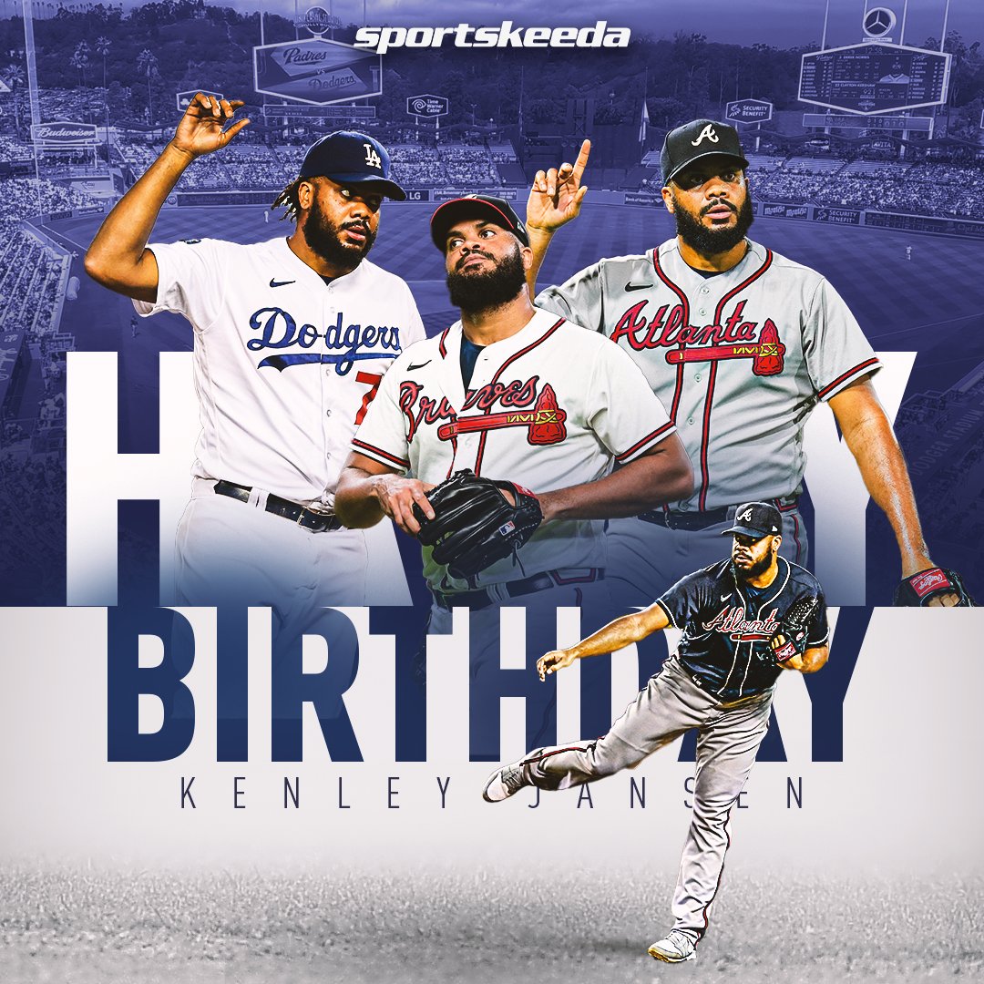 Happy Birthday to Braves pitcher Kenley Jansen!!      3x All-Star 2020 World Series Champ 