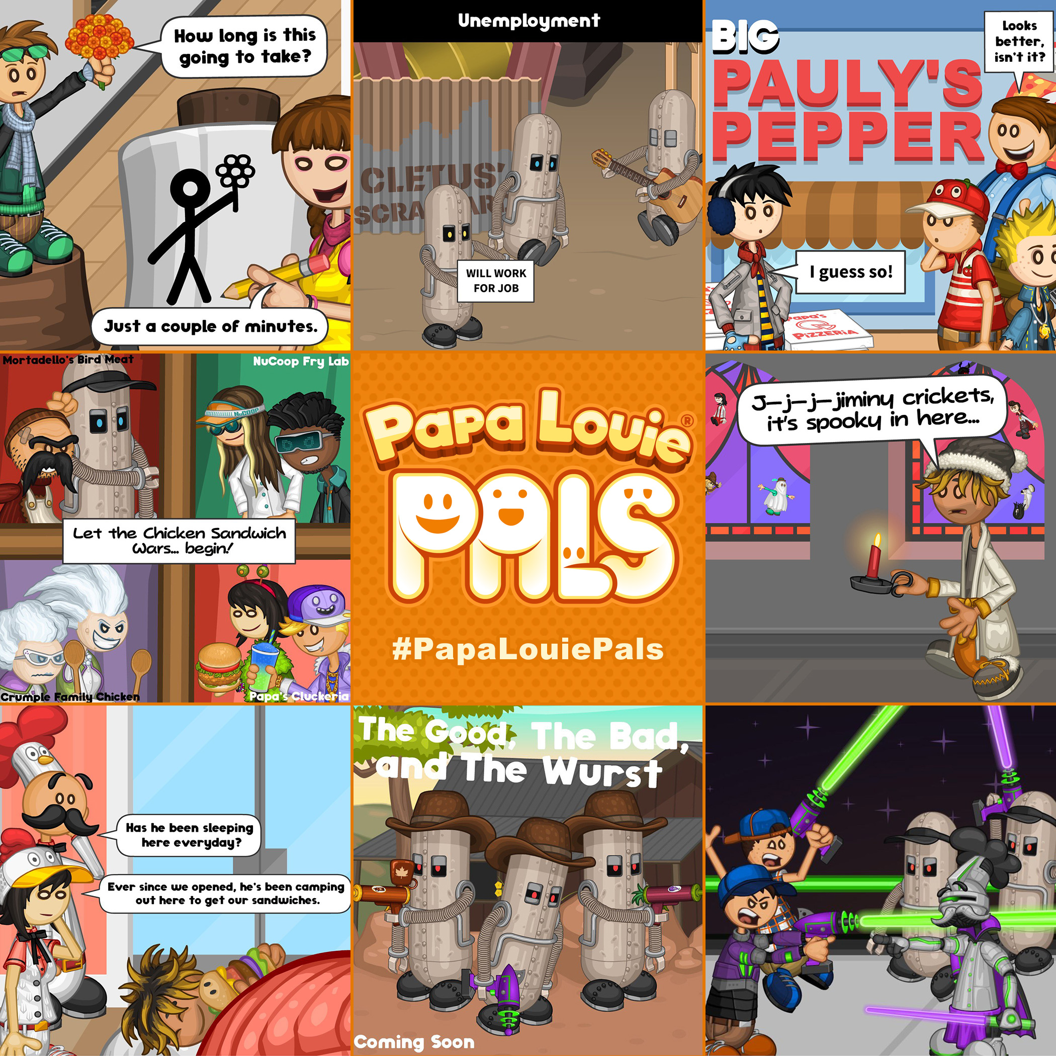 Flipline Studios on X: Papa Louie Pals: Fan Scenes!