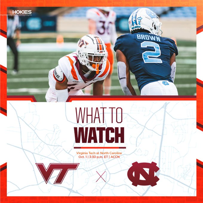 north carolina vs virginia tech time