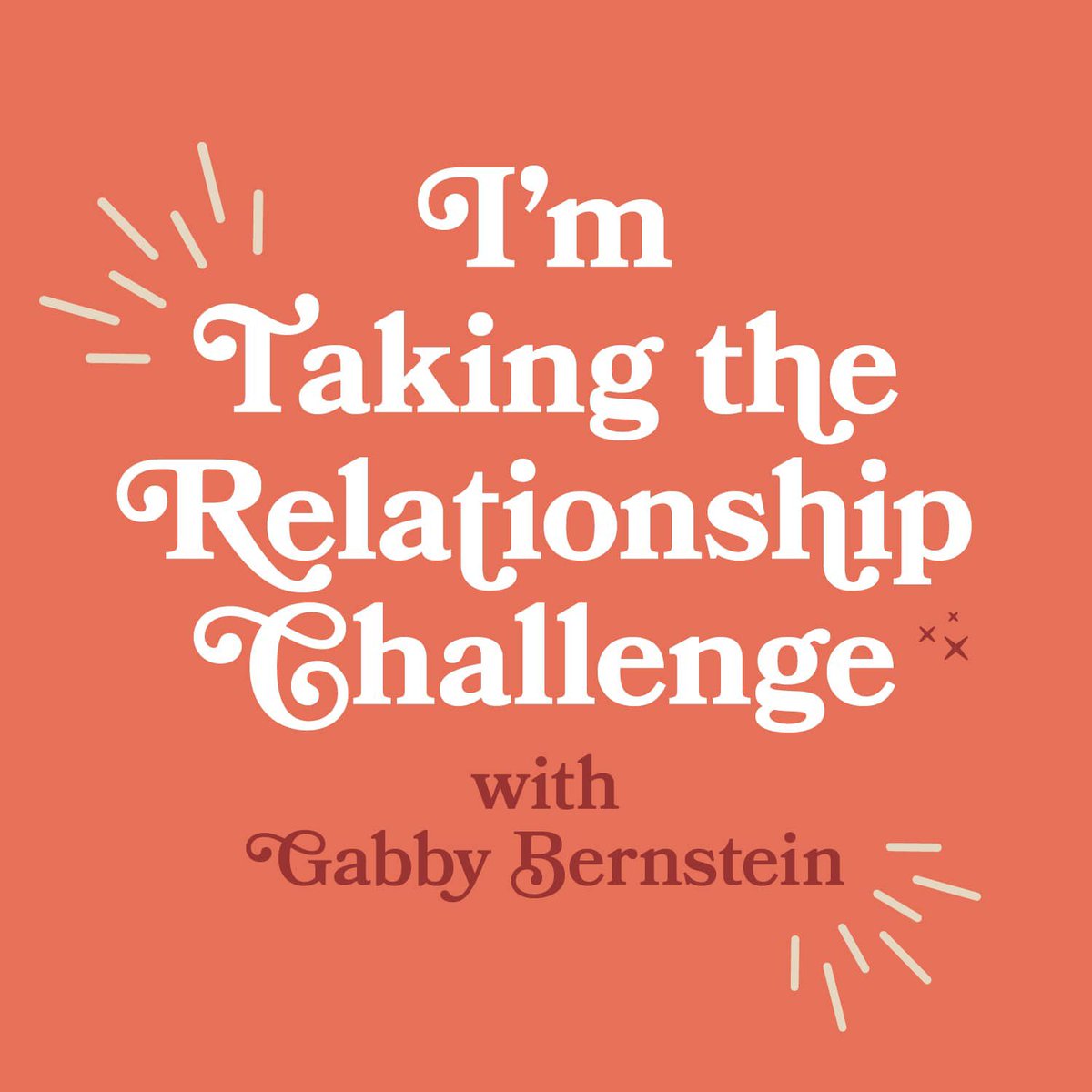 mensraredisease's tweet photo. @GabbyBernstein looking forward to taking part in the #relationshipchallenge https://t.co/X0YYpXy6m6