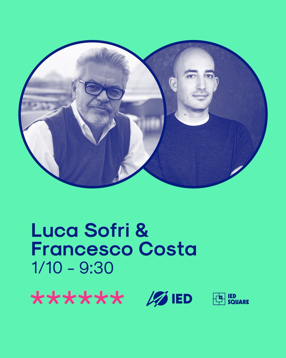 GabriFoglio's tweet photo. Ci vediamo l'1.10 alle 9.30 allo IED di via Sciesa 4, Milano con ⁦@francescocosta⁩ e ⁦@lucasofri⁩ ⁦@ilpost⁩ per I giornali, fatti bene. Le notizie del giorno commentate e il modo in cui vengono prodotte e raccontate https://t.co/YR98JagVp5