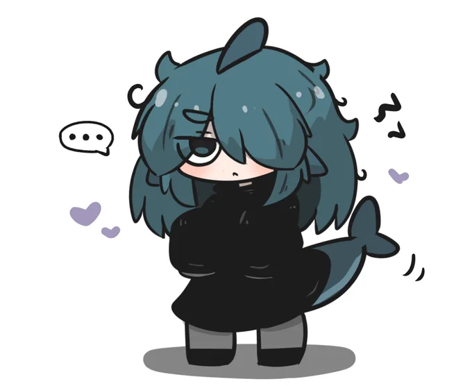 ぼさぼさ頭のフカちゃんFuka-chan's hair is a mess. 