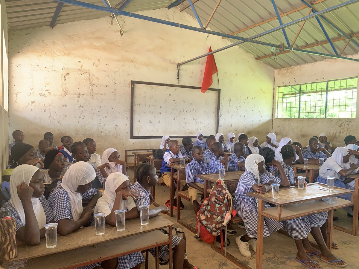wavegambia's tweet photo. School outreach @Makumbaya Lower Basic School - building grassroot and inter-generation knowledge and awareness about #TJ &amp; #witch-hunt in The #Gambia @GIJTR @wavegambia #breaking the stigma on Witch-hunt in #Makumbaya https://t.co/cI0RarpGfQ