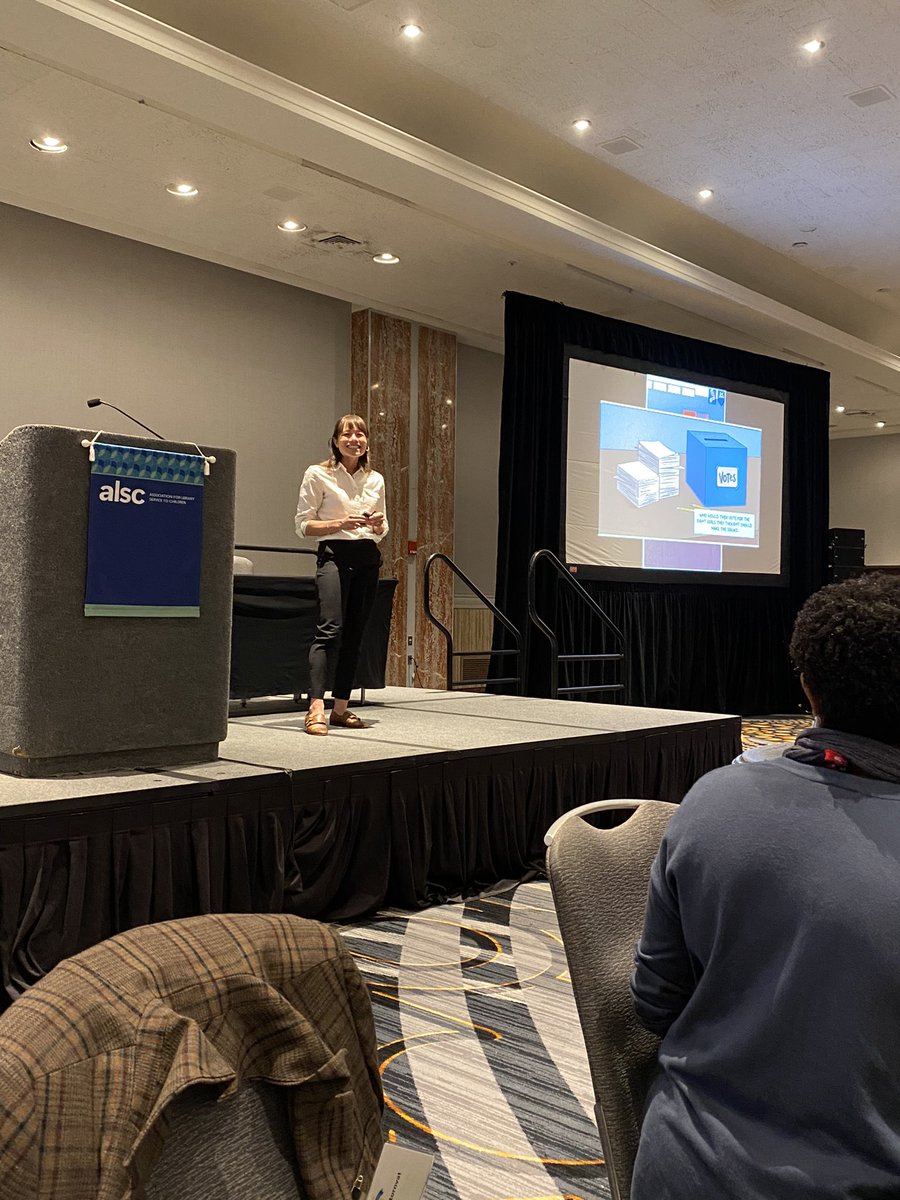 What an amazing start to #alsc22 because of <a href="/soontornvat/">Christina Soontornvat - Updates only</a> Be sure to find her new amazing graphic novel The Tryout!