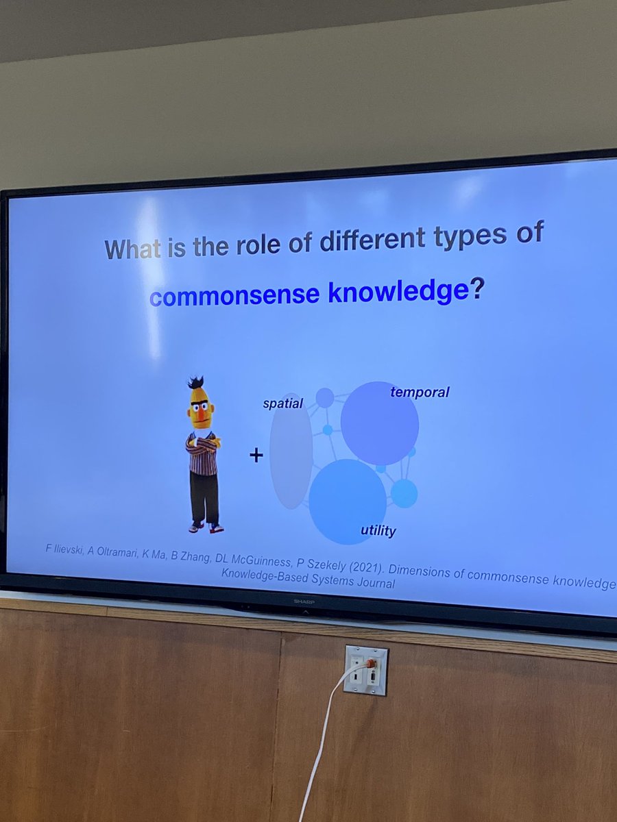 deanreh's tweet image. #us2ts @Ilievski_KG session on commonsense reasoning and explainable AI with knowledge graphs is great exploration of the problems of common sense and knowledge graphs @diatomsRcool @handekucuk @DaSeLab @Matrix_MSU