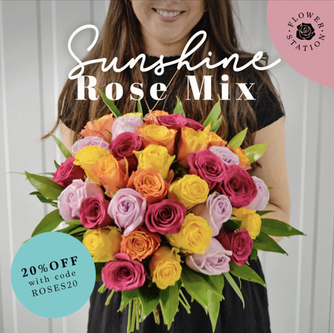A better weekend with Roses! 
Extra 20% Off Sunshine Rose Mix bouquet until end of Sunday with code ROSES20 

flowerstation.co.uk/sunshine-rose-…