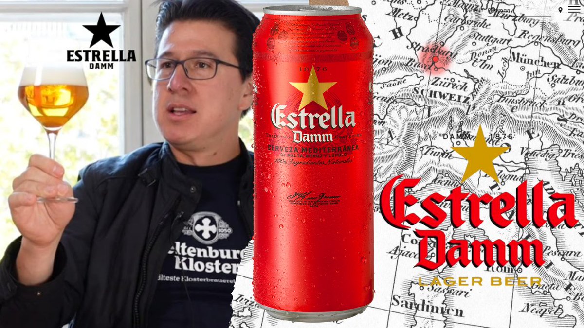 toxickore's tweet photo. Estrella Damm 🇪🇸 | Pilsener Mediterránea
Reseña completa en YouTube: ⬇️⬇️⬇️⬇️
https://t.co/x4ESmpwAgV

#cerveza #beer #bier #cervezco #estrella #damm #barcelona #españa https://t.co/8IQrfpsltK