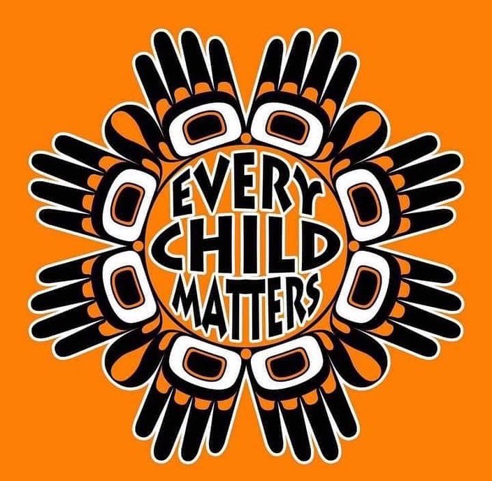 September 30th is a day to reflect and celebrate Indigenous culture. Take time to memorialize the past and our future. Hold space and honour residential schools, day schools, and 60s scoop Survivors and their families. 
#OrangeShirtDay  #TruthAndReconciliation 
#EveryChildMatters