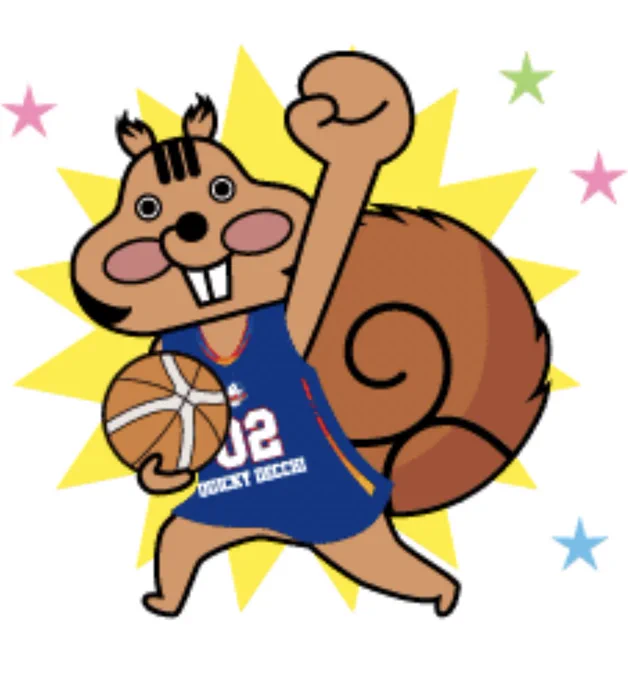 The mascot for basketball team the Aomori Wat's, a squirrel named Quickly Decchi, has had his contract renewed for another year. 
