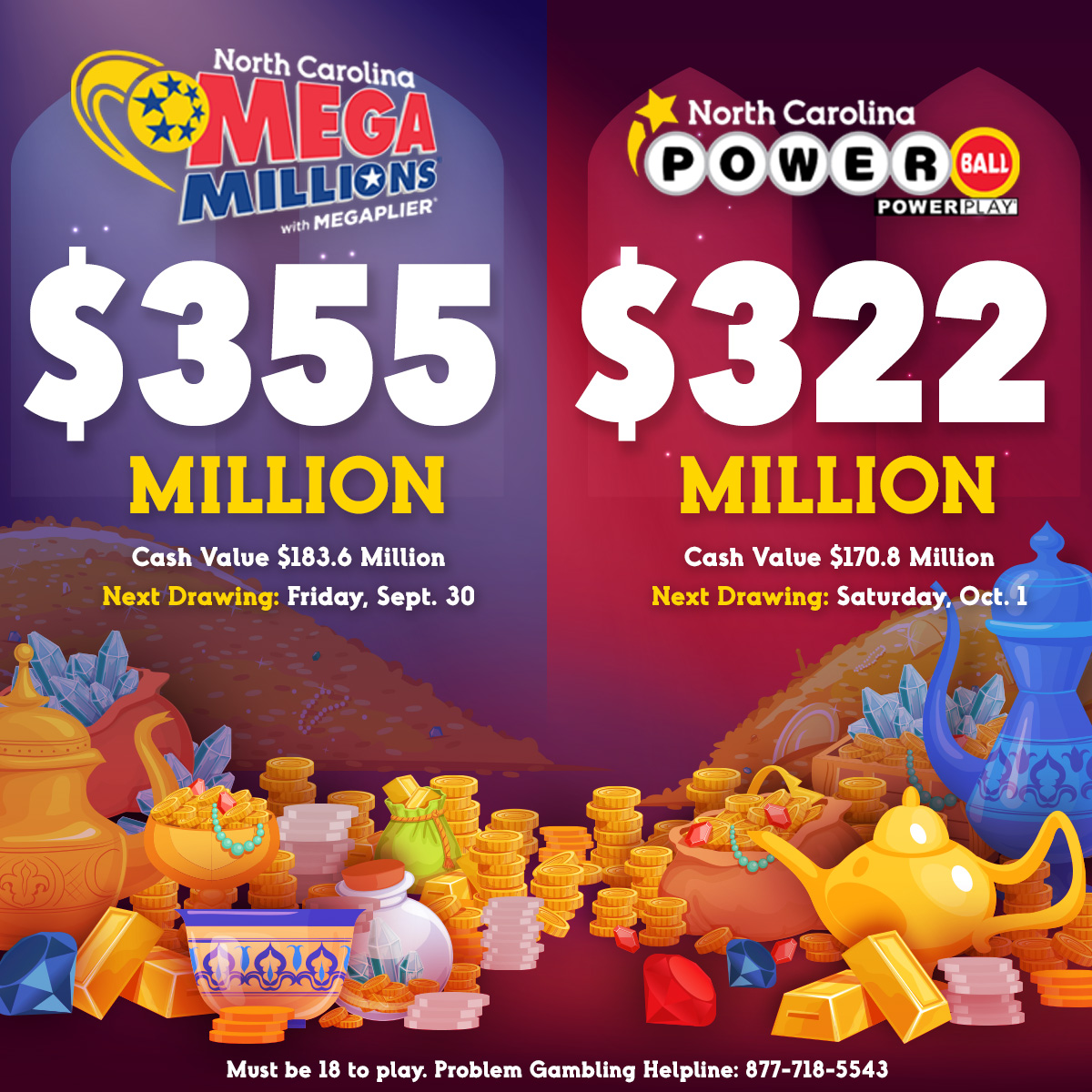 NC Education Lottery on Twitter "Enjoy playing for big jackpots? This