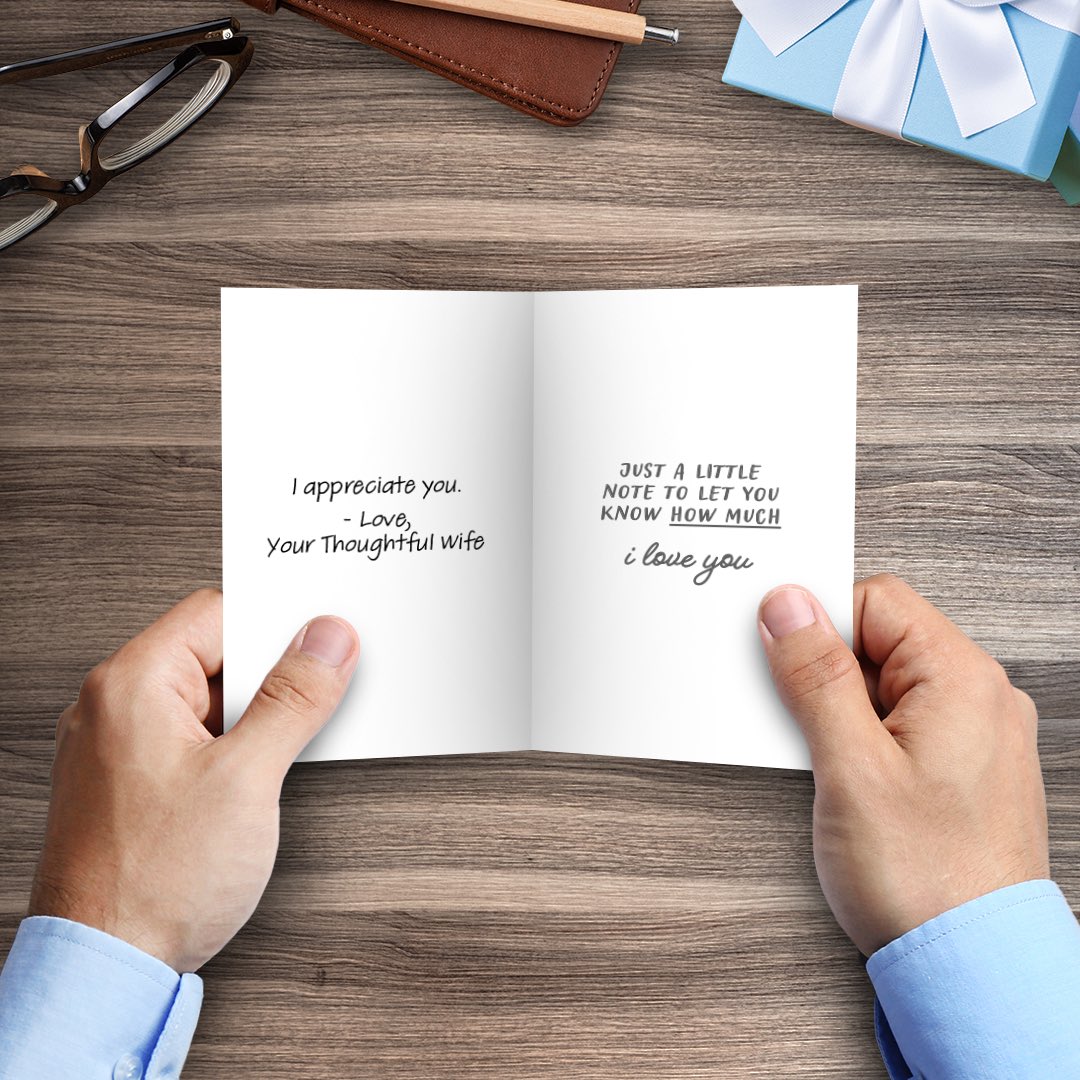 CardBro™ isn't just for the average joe. Husbands need appreciation too! Get CardBro™ today. #CardBro #BecomeMoreThoughtful