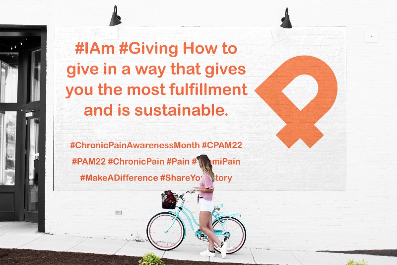 iPainOfficial's tweet photo. #IAm #Giving How to give in a way that gives you the most fulfillment and is sustainable. https://t.co/dC9AKTPH81 #ChronicPainAwarenessMonth #CPAM22 #PAM22 #ChronicPain #Pain #TeamiPain #MakeADifference #ShareYourStory https://t.co/CT2kJYzHwZ