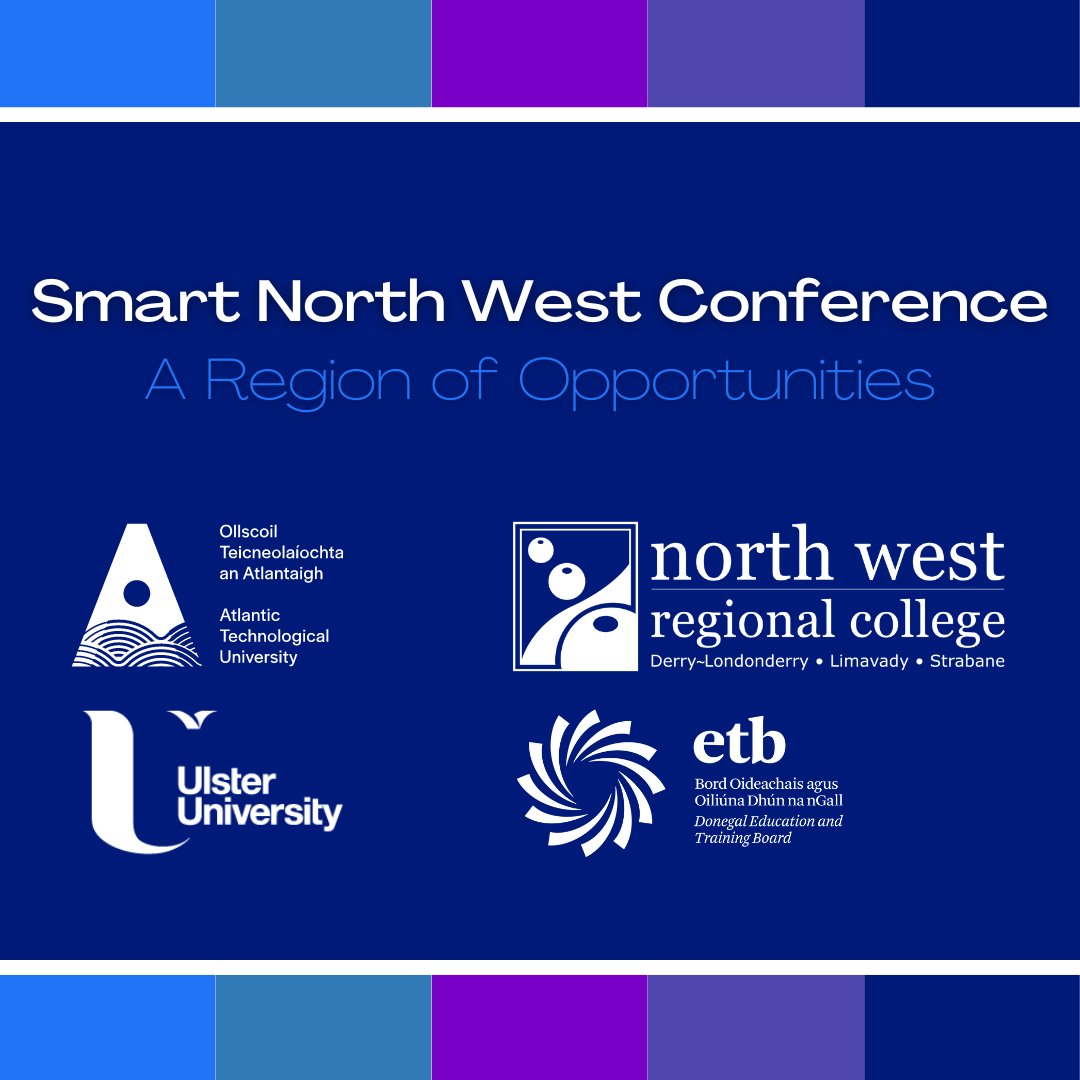 ATU Donegal (@atudonegal_) on Twitter photo The Smart North West Conference takes place in ATU Donegal on Friday 7 October.
Join partners <a href="/atu_ie/">Atlantic Technological University</a>, <a href="/UlsterUni/">Ulster University</a>, @mynwrc & <a href="/DonegalETB/">Donegal ETB</a> along with expert guests online for a showcase of cross-border activity in the region from 9.30am: youtube.com/watch?v=ZZwl-r… The Smart North West Conference takes place in ATU Donegal on Friday 7 October.
Join partners <a href="/atu_ie/">Atlantic Technological University</a>, <a href="/UlsterUni/">Ulster University</a>, @mynwrc & <a href="/DonegalETB/">Donegal ETB</a> along with expert guests online for a showcase of cross-border activity in the region from 9.30am: youtube.com/watch?v=ZZwl-r…