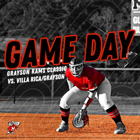 Today we are headed to Gwinnett County to play in the annual Rams Classic Tournament! 
<a href="/WeRVRsoftball/">Villa Rica Softball</a> 5:00 
<a href="/GraysonSoftball/">Grayson Softball</a> 7:00 
All tickets will be $5. Cash only!