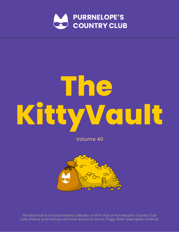 PurrnelopesCC's tweet photo. #KittyVault newsletter vol.40
- 819.83 ETH floor ๐ฆ
- Floor increase of 12.74 ๐
- 3 weekly increases in a row ๐ฅ
#welovethepurrs
#onchain https://t.co/LmcADhhUw3