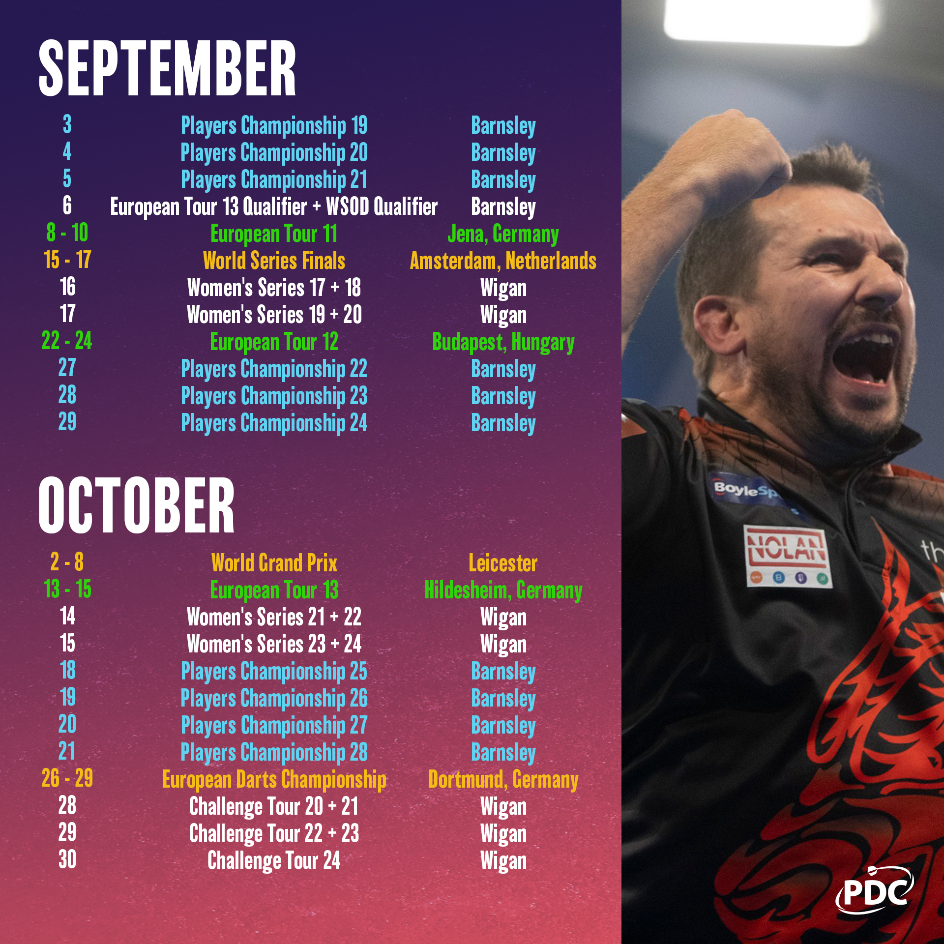 Are there too many unranked darts tournaments and is the calendar