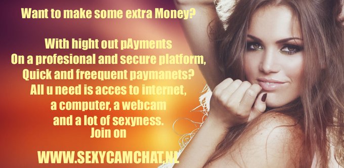 SexyCamChatNL's tweet photo. ¿Necesitas dinero extra?
Gana algo de dinero extra
Conviértete en un #CamPerformer or #Promoter
todo lo que necesitas es:
👉un ordenador
👉acceso a Internet
👉una webcam
👉mucha sensualidad
to join 👉 https://t.co/2tSOs5PxtZ
https://t.co/p63b81Qaz8 https://t.co/unTHqqW16k