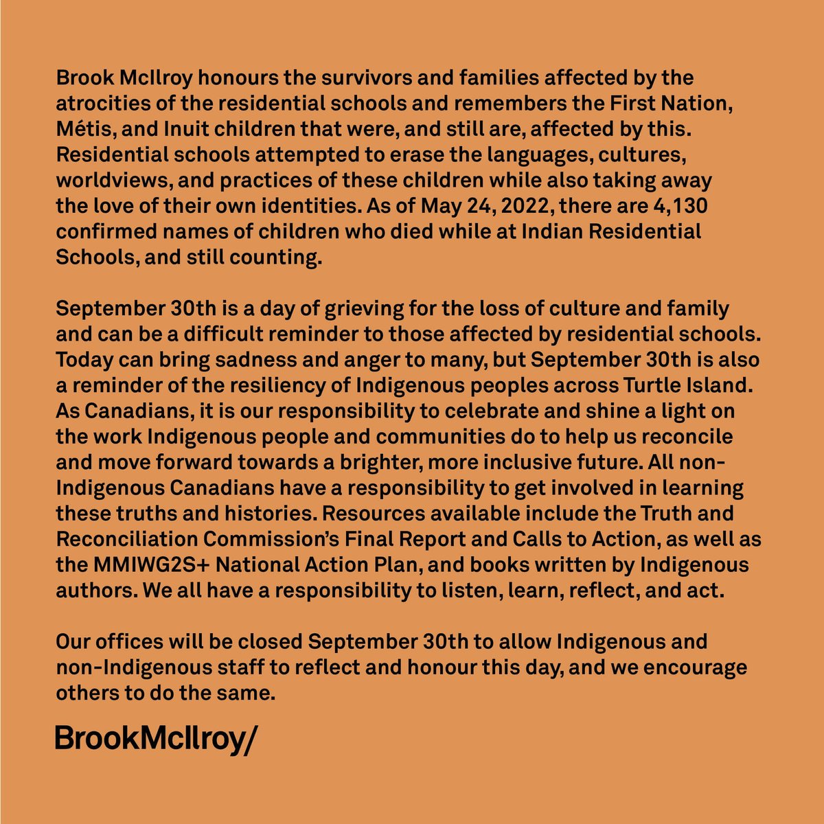 #nationaltruthandreconciliationday