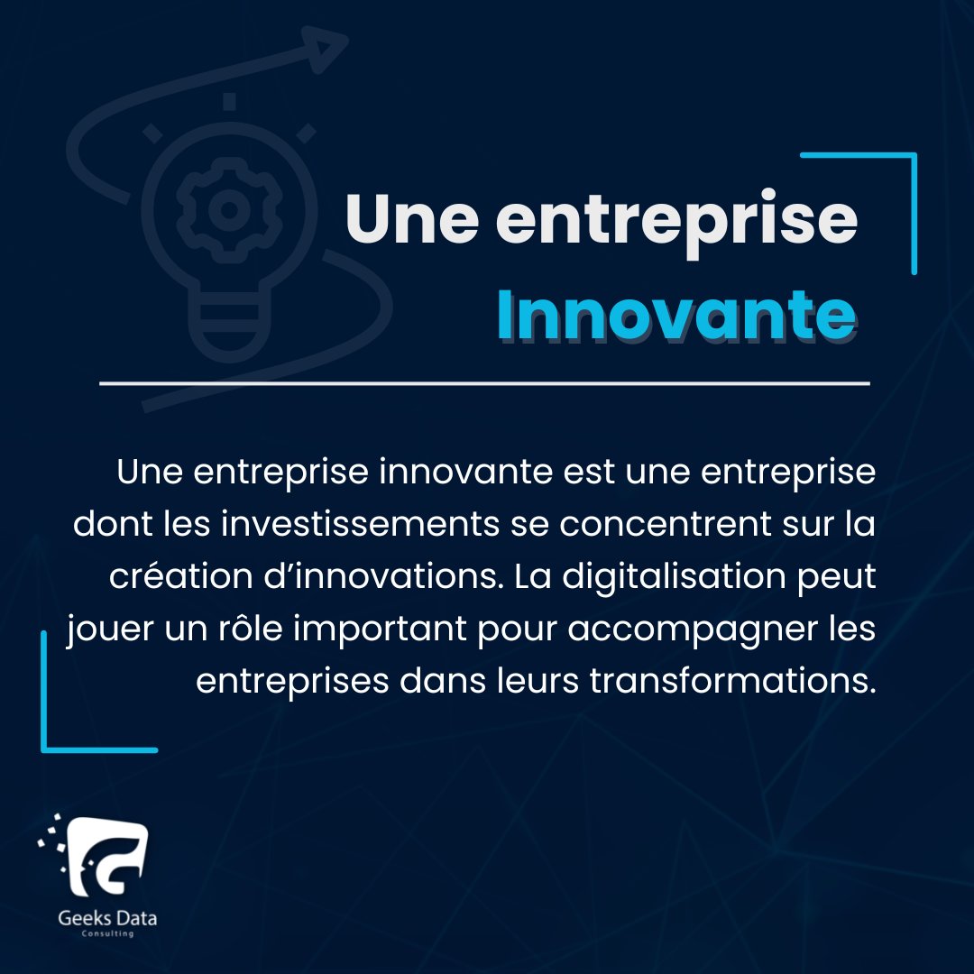 GeeksDataa's tweet image. Dans un environnement économique devenu aujourd’hui instable du fait des crises successives, il est indispensable pour les entreprises d’investir dans la digitalisation et l’automatisation de leurs services et solutions.
#Geeks #solutions #AI #tech #digital