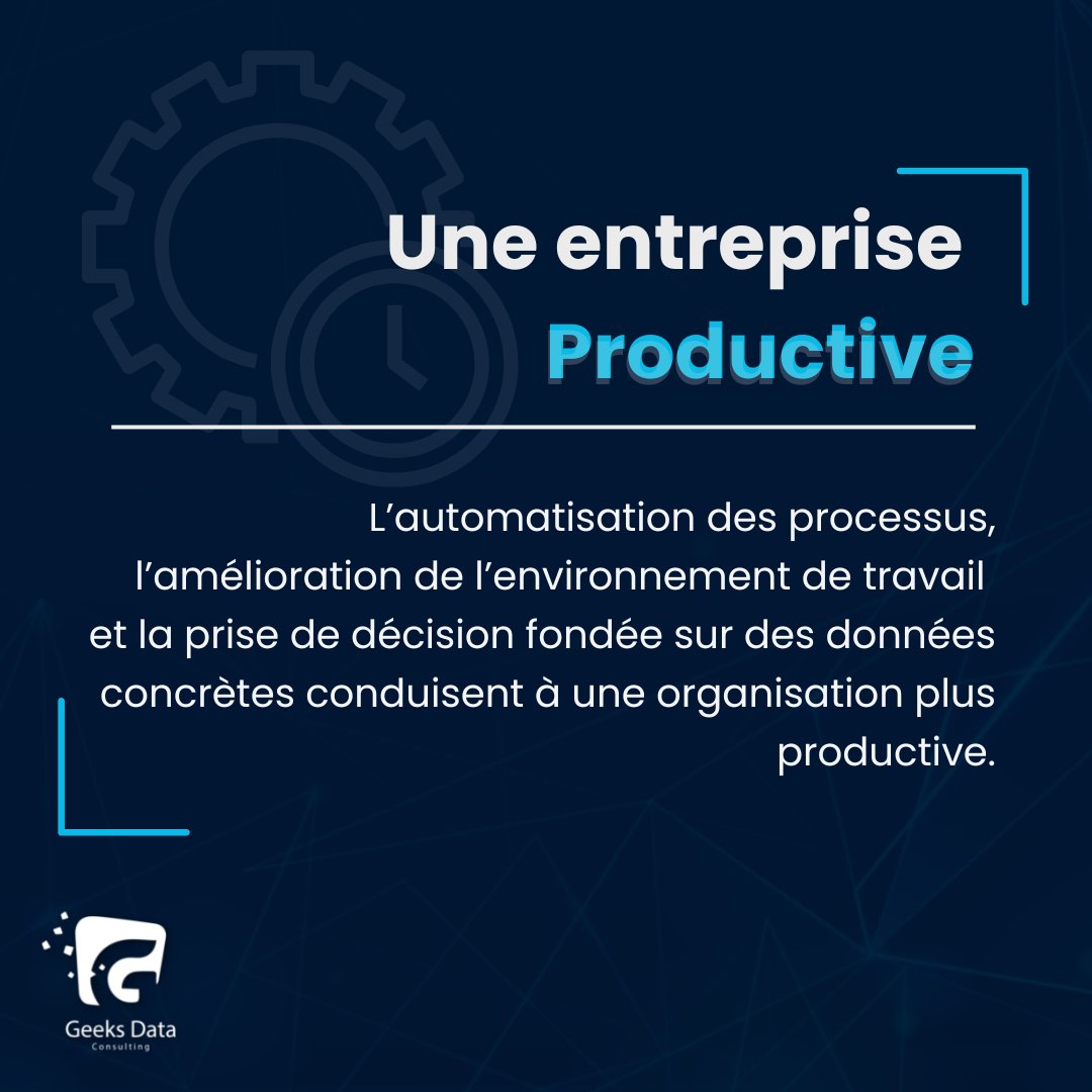 GeeksDataa's tweet image. Dans un environnement économique devenu aujourd’hui instable du fait des crises successives, il est indispensable pour les entreprises d’investir dans la digitalisation et l’automatisation de leurs services et solutions.
#Geeks #solutions #AI #tech #digital