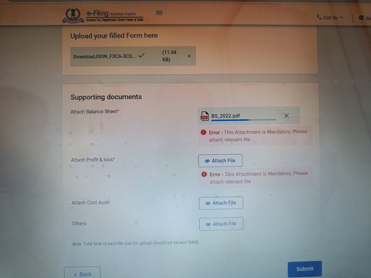 Abhishe05546264's tweet photo. #incometaxaudit @IncomeTaxIndia #IncomeTaxReturn #incometaxindia 
Unforeseen error shown on income tax portal due to technical glitches.....Will income tax department consider the condonation without any proof..? https://t.co/SSqS1yg9Eg