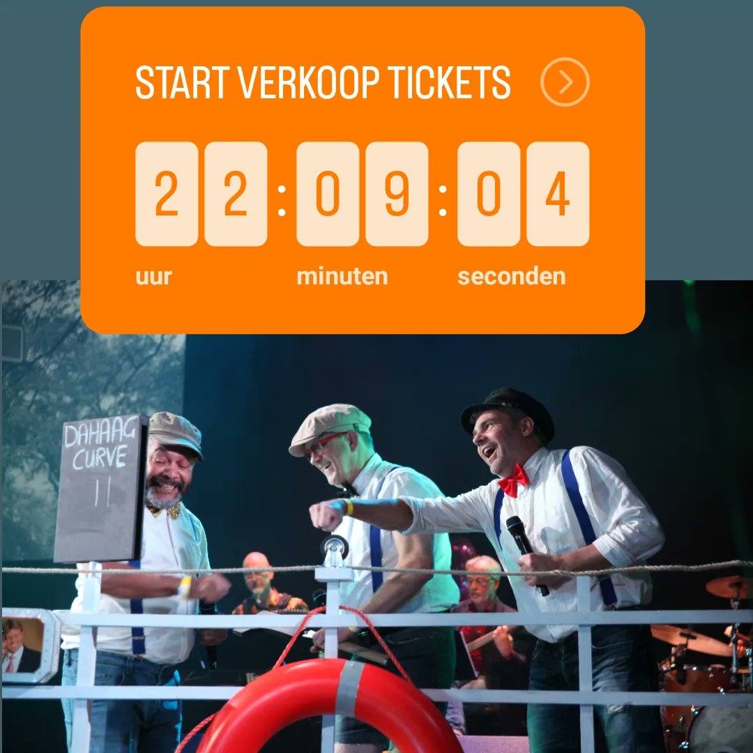 We kijken er enorm naar uit om jullie morgen alvast te zien bij de kaartverkoop. 

Even wat praktische zaken
Vanaf 8.30 uur zijn wij aanwezig, zodat jullie droog kunnen wachten.

Vanaf 9.30 is cafe Foyer geopend. Lekker een bakkie leut erbij!