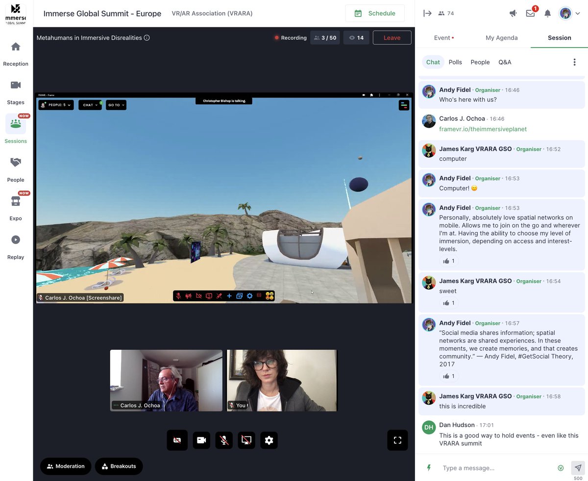 AndyFidel_'s tweet image. “Social media shares information; #spatialnetworks are shared experiences. In these moments, we create memories, and that creates community.” — Andy Fidel, #GetSocial Theory, 2017 #IGSEurope