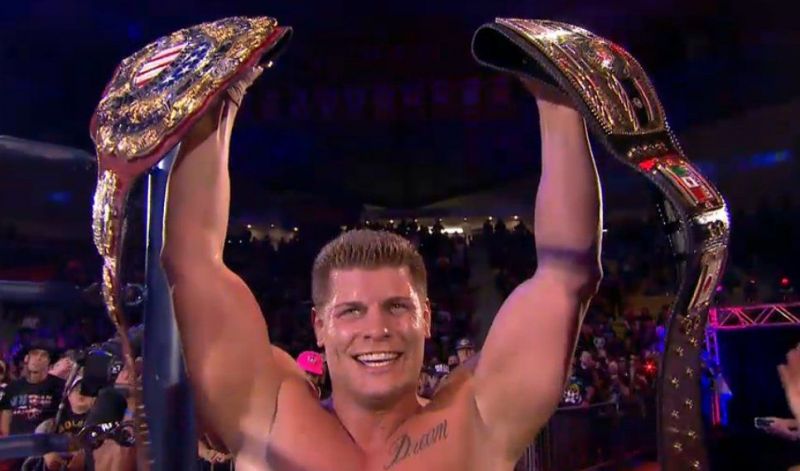 HoursOfWrestlin's tweet photo. On this day in 2018, @CodyRhodes won the IWGP United States Championship at Fighting Spirit Unleashed #NJPW #FightingSpiritUnleashed #IWGPUSTitle https://t.co/L6GDo3vAAA