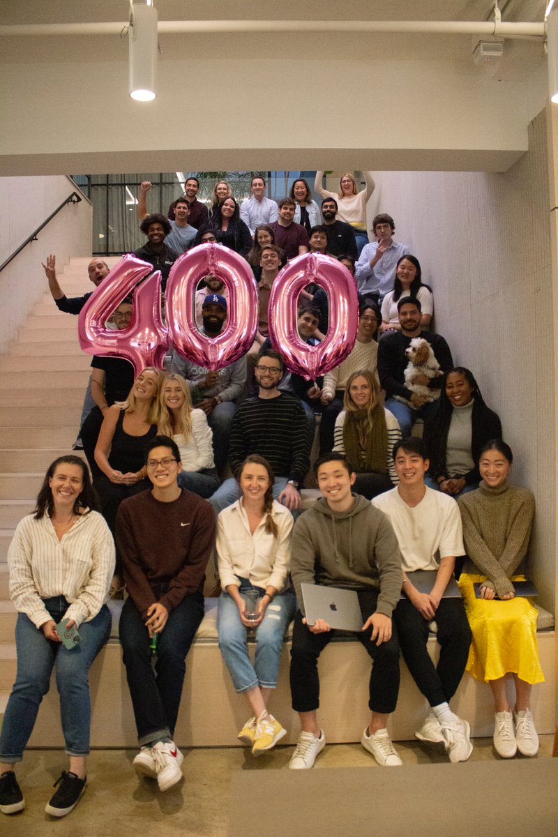 400 Rokt'stars have officially joined the band🤘From 40 to 400, we wouldn't be able to do what we do without each one of them. Want to become a Rokt'star? Check out our open positions: rokt.com/careers/ #ecommerce #recruiting #startup