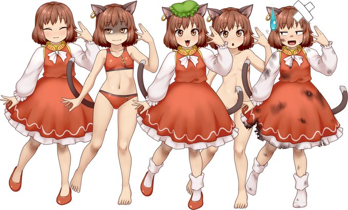 妖々夢セットに橙を追加しました。
健全版【https://t.co/fL4qd3qAsg】
R-18版【https://t.co/tC7eJMSmyI】 