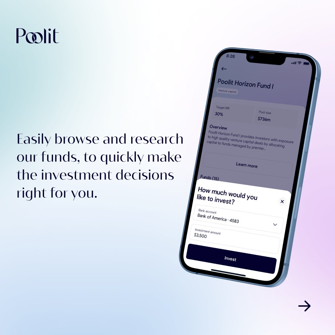 thepoolit's tweet image. Explore exclusive alt investments from some of the world’s top fund managers.

Build your wealth. Realize your potential. Click the link in our bio to learn more and sign up for early access.
.
.
#invest #investment #alts #alternative #privateequity #venturecapital #hedgefund