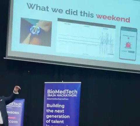 eavelardev's tweet photo. Our team created a device for epileptic seizure detection with ML using @EdgeImpulse tools during the @biomedtechbaja 2022, being one of the winners. Here more info about the project https://t.co/74e3Tdt5PJ. Following #2022Imagine by the way. https://t.co/C4Azg7eF8u