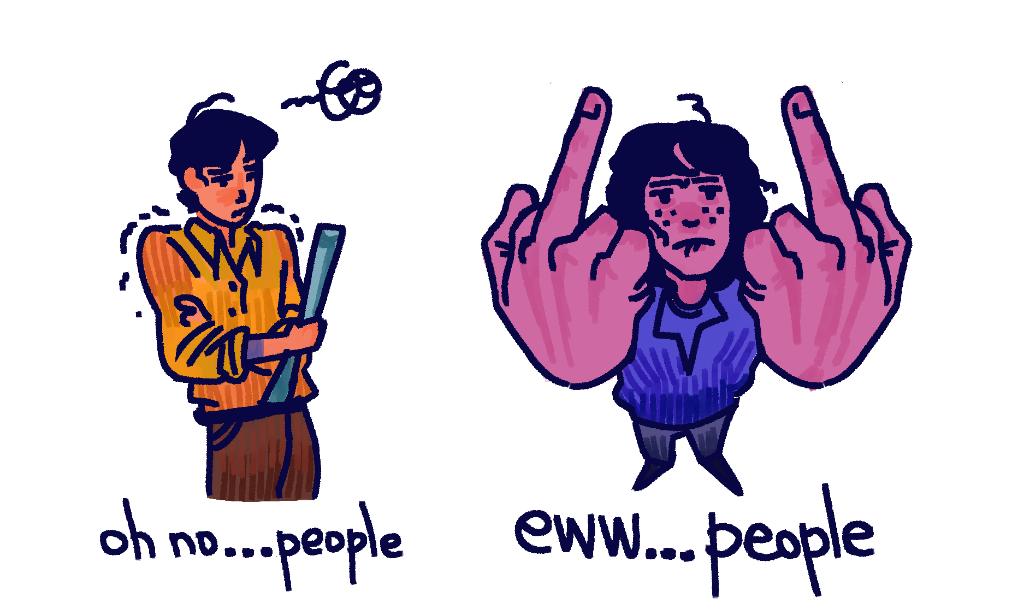 Difference between shy and introvert