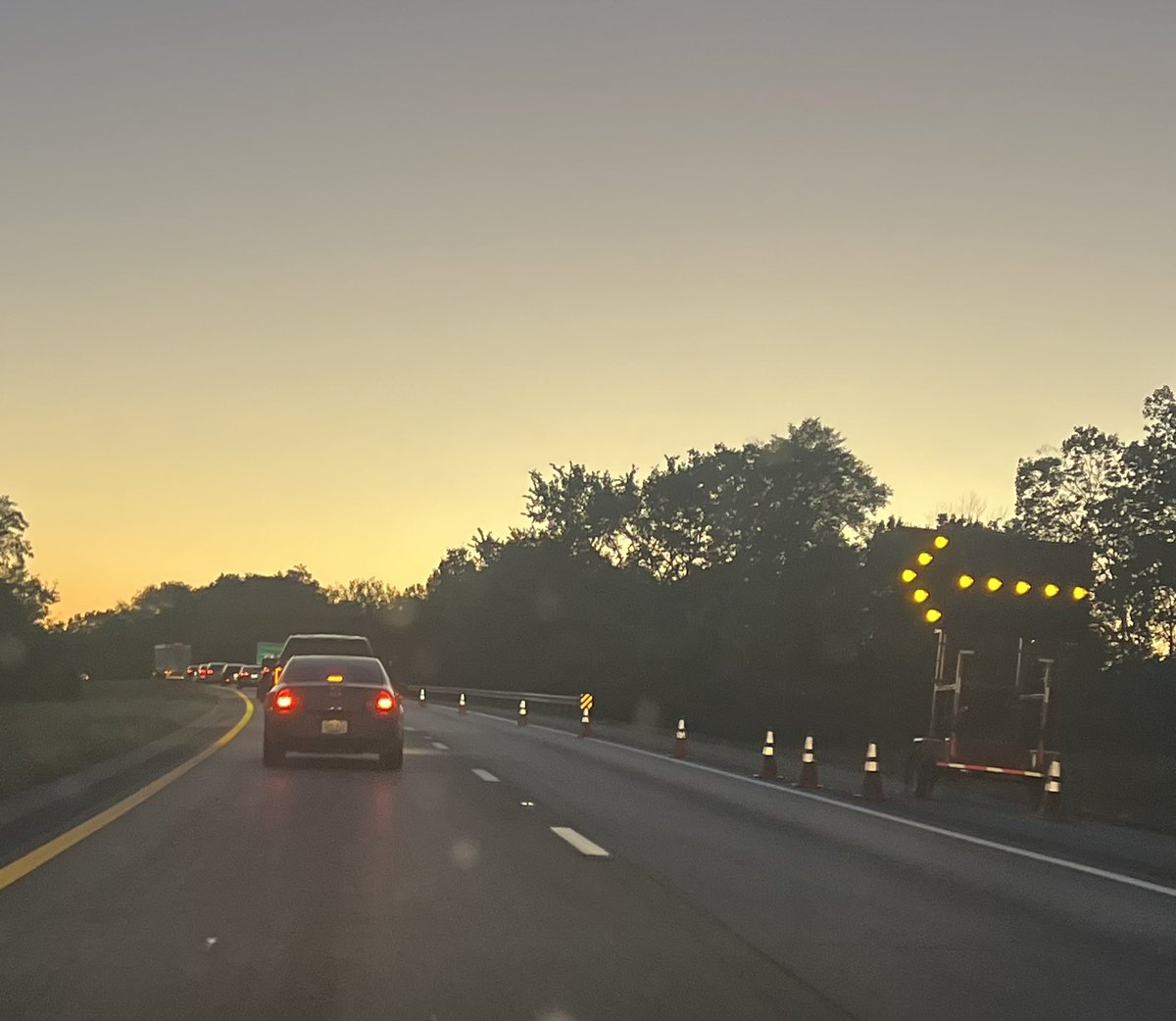 unioncollegefca's tweet photo. A conundrum in life is when you must get over into another lane of traffic and then stop.  Don’t be discouraged.  Take a big deep breath, traffic will begin to flow again.  Maneuver the cautiously and you will be fine. https://t.co/hbYH7nPsba