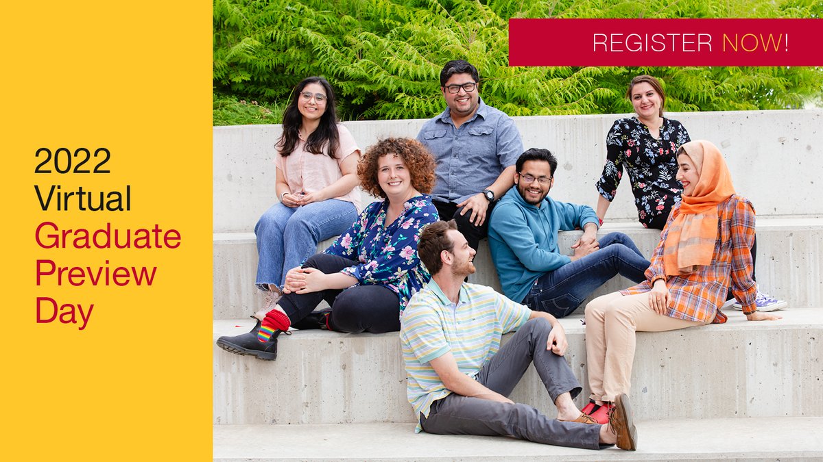 uofgGradStudies's tweet photo. 📣 Join us online for Grad Studies Preview Day - Oct 13th!

Register now! You can learn about all #UofG graduate programs &amp; gain helpful insight from program specialists!!
Student Resource Fair – 11-12pm
Academic Fair – 12-3pm

🔗 Link to register: https://t.co/0UpbIsWmqq https://t.co/eE1S2RLW3Y