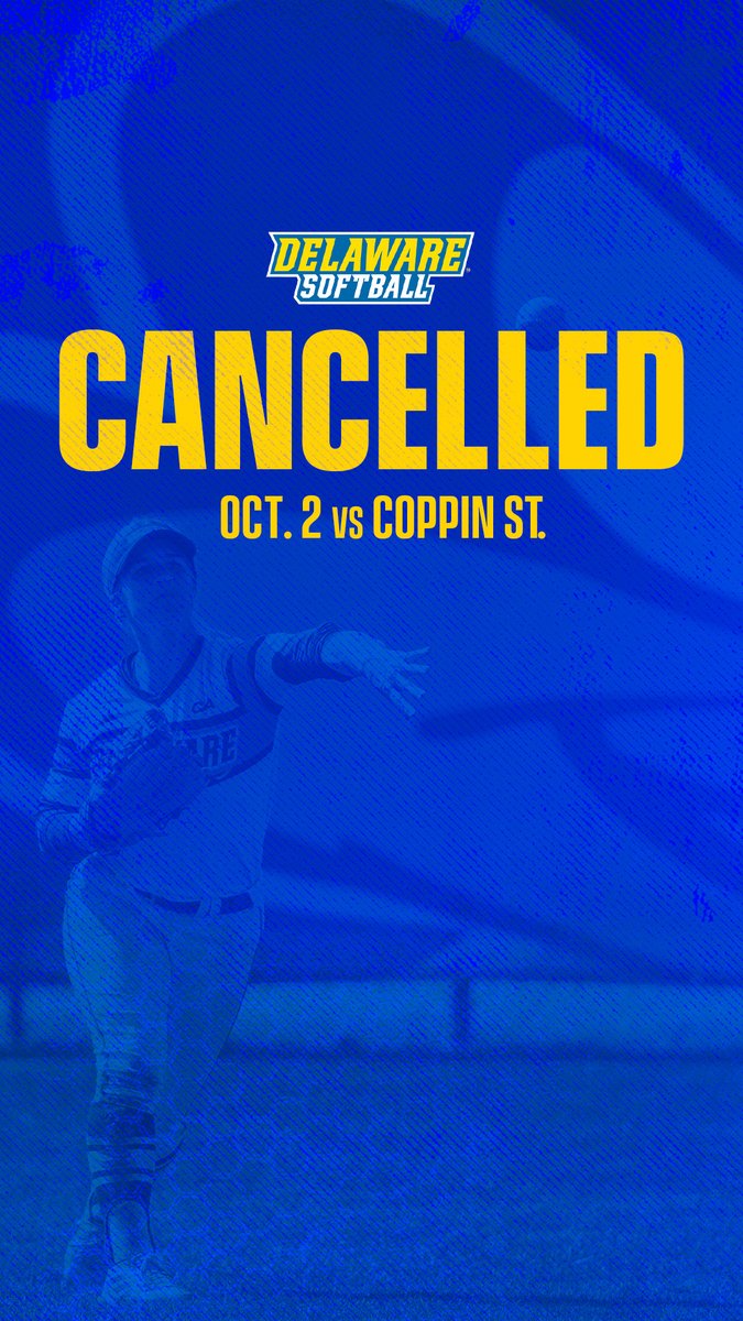 Due to the weather forecast, we have had to cancel our fall opener this Sunday. Catch us next weekend when we host Georgian Court (Oct. 9 - 12 p.m.) for a doubleheader