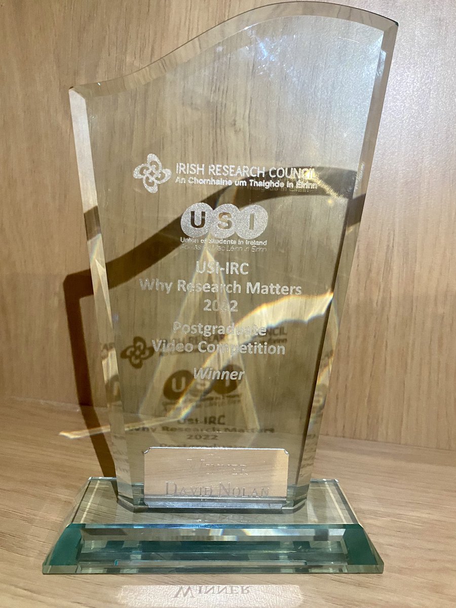 Delighted to be recognised for some science communication as this years winner of the <a href="/IrishResearch/">We are now Research Ireland</a> &amp; <a href="/TheUSI/">Tod</a> Why Research Matters competition. 

<a href="/DCU/">Dublin City University</a> <a href="/dcu_shhp/">DCU School of Health and Human Performance</a> @SHEResearch_TUS <a href="/TUSMidlandSport/">TUS Midland Sport</a> 
<a href="/DCU_IoE_PGSR/">DCU Postgraduate Research (IoE)</a> 

#loveirishresearch 
#scicomm