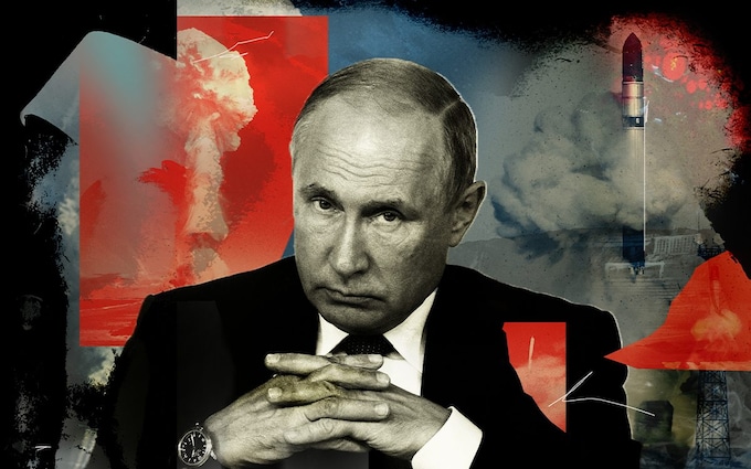 VMarlinski's tweet photo. The #RussianArmy is failing in #Ukraine. In desperation, #Putin declares the Eastern Ukraine to be a Russian territory defended by all means possible, Use of #nuclear weapons is looming. The toll of #victims of the #war will mount enormously. But Russia must and will be defeated. https://t.co/H3XvccfRQt