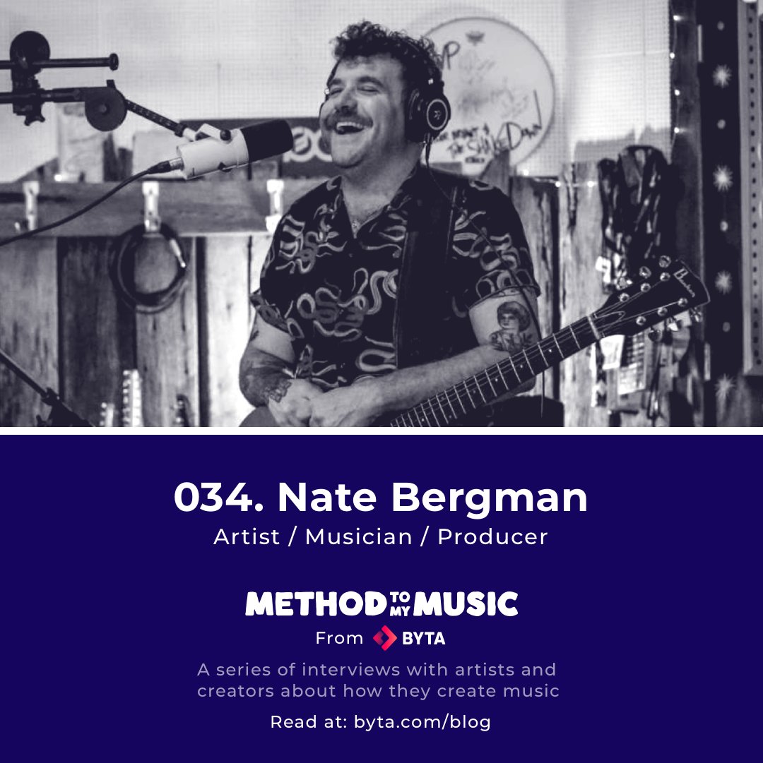 BytaLtd's tweet photo. Dig into the creative process of artist & musician Nate Bergman (@NathanMBergman) in the latest #MethodToMyMusic! ποΈπΈ
Read: https://t.co/DCVF6HebjD
"My creative process has no rules, but my demo process does. Generally I sit down almost every day and every night for writing." https://t.co/E7igscOUV4