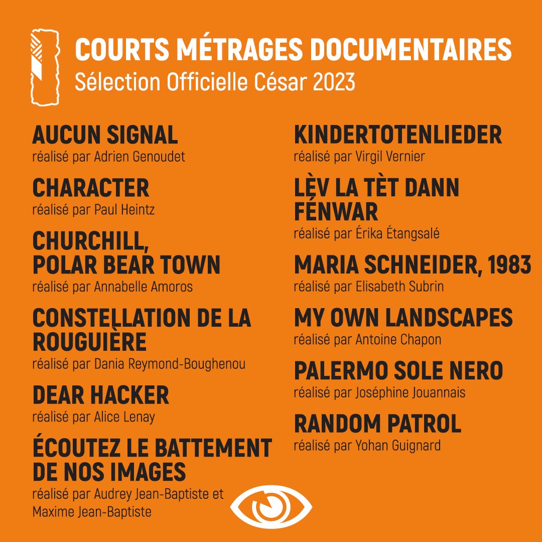 Le film 𝙋𝙖𝙡𝙚𝙧𝙢𝙤 𝙎𝙤𝙡𝙚 𝙉𝙚𝙧𝙤 de Joséphine Jouannais a été réalisé dans le cadre de la #RésidenceHorizons 2020 au Musée et produit par le <a href="/grec/">Jim Crawford</a>. Aujourd'hui, il est sélectionné au #César2023.✨
Bravo Joséphine !